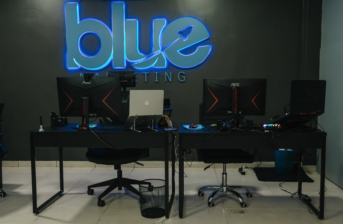 Estações de trabalho do time Blue